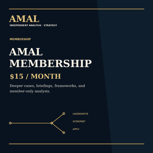 AMAL Membership — $15 per month